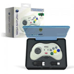 Wireless Controller for Sega Saturn, PC, & Mac  2.4G - White | Retro-Bit