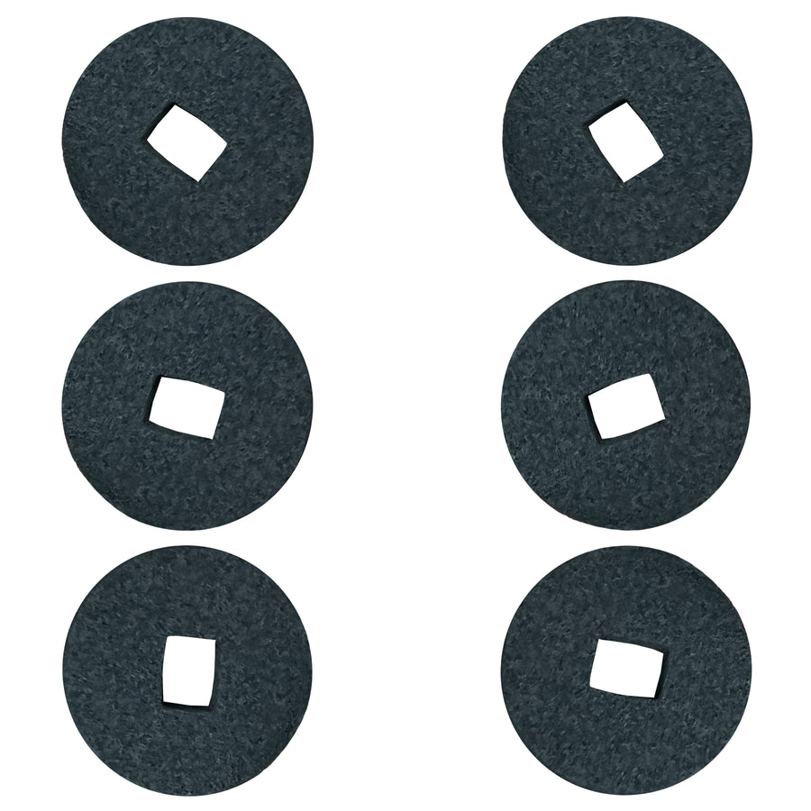 Replacement switch foam dust cover circle washers for Atari 2600 - 6 pack black | ZedLabz
