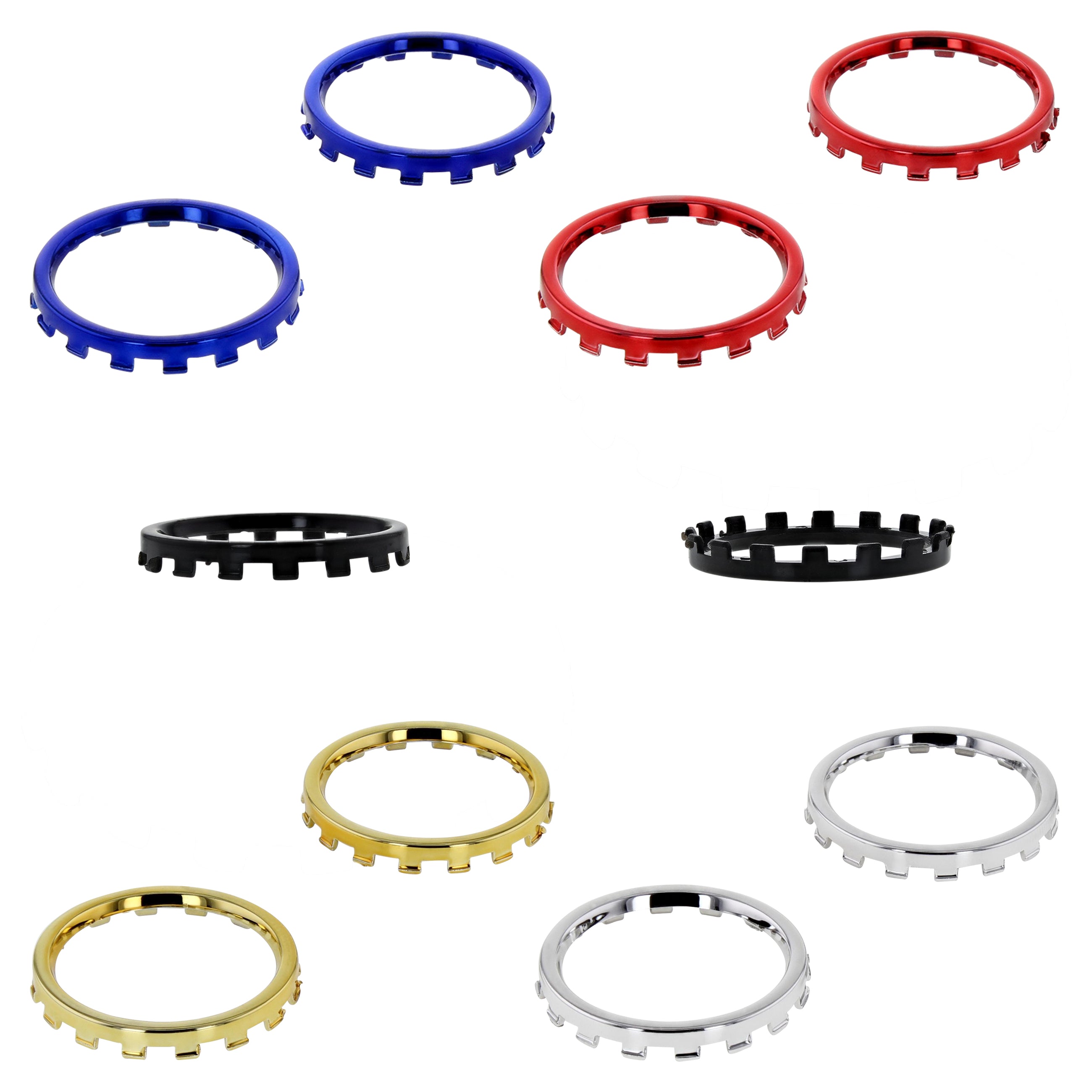 Chrome thumbstick rings for Xbox One Elite controller trim mod 2 pack | ZedLabz
