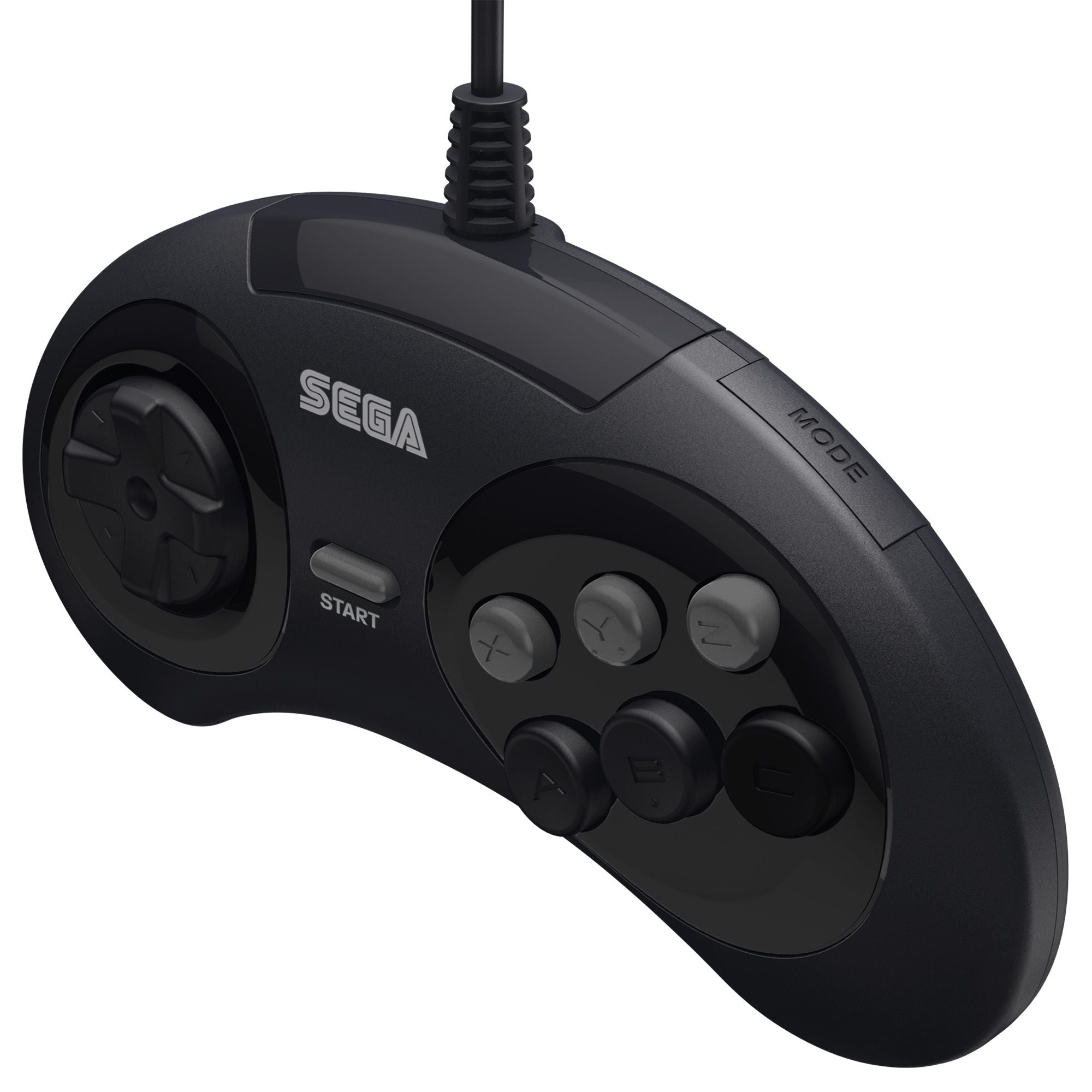 6 - button Arcade Pad wired controller for Sega Mega Drive & Genesis officially licensed - 10ft (3 meters) Black | Retro - Bit - 3