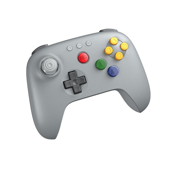64 Bluetooth controller with Hall Effect stick for Analogue 3D, Switch, Windows & Android - Grey | 8BitDo - 1