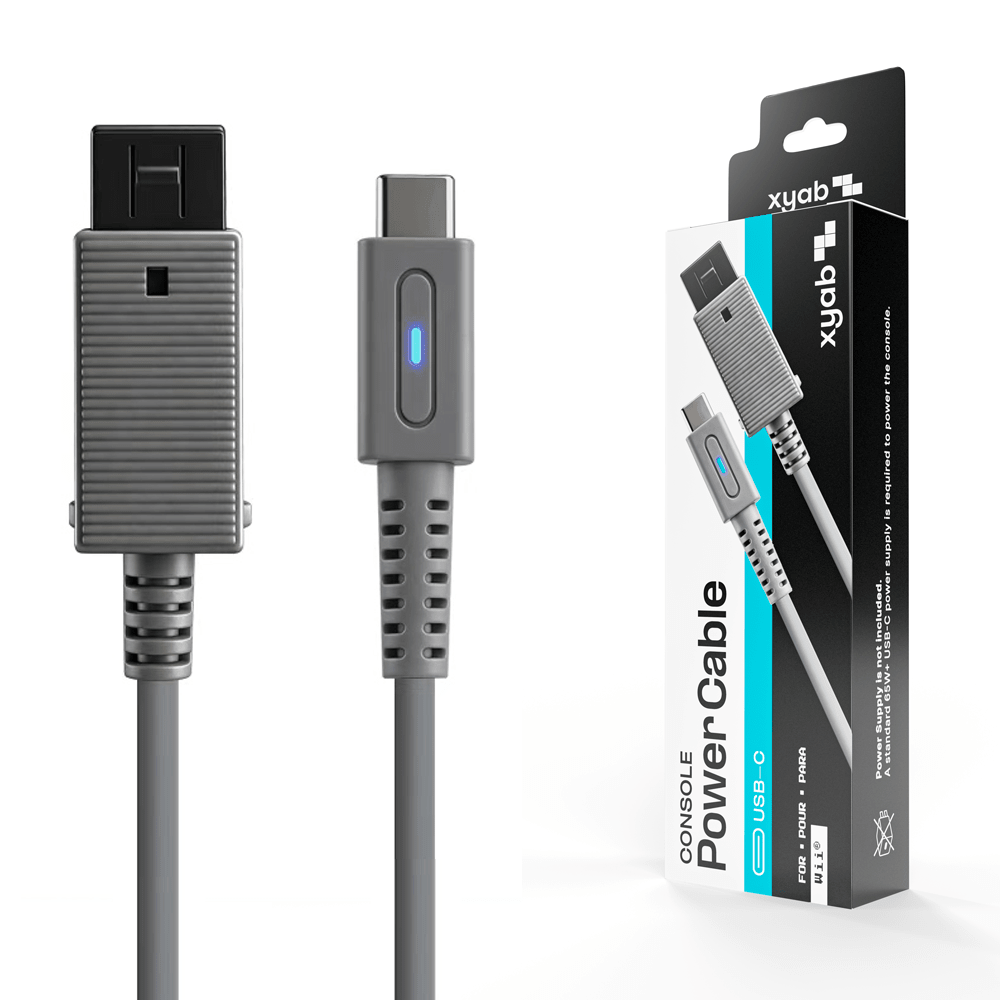 6ft USB-C power cable for Nintendo Wii console | XYAB
