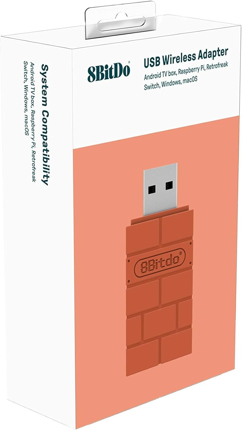 8BitDo Wireless USB Adapter - Bluetooth Receiver (Switch, PC, Mac, Raspberry Pi, PS Classic, PS4, PS5) | 8BitDo - 5