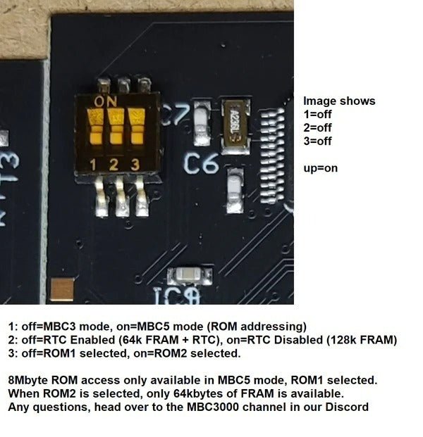 Flash Rtc Simulator 8MB 128KB FRAM Flash Cart MBC3 with RTC for Nintendo Game Boy | BennVenn
