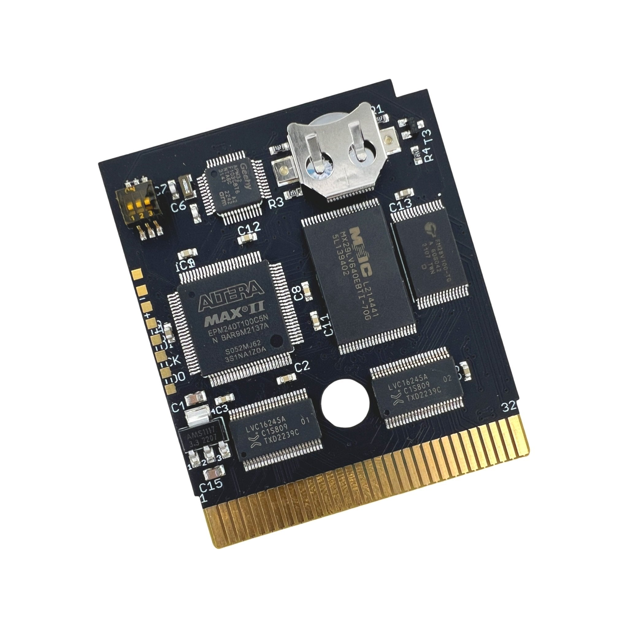 8MB 128KB FRAM programmable Flash Cart MBC3 with RTC battery (MBC5 option) V4 for Nintendo Game Boy - Clear | BennVenn - 2