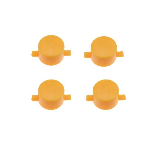 A B action button set for Nintendo Game Boy original DMG-01, Game Boy Zero GBZ & DIY projects - 4 pack yellow | ZedLabz