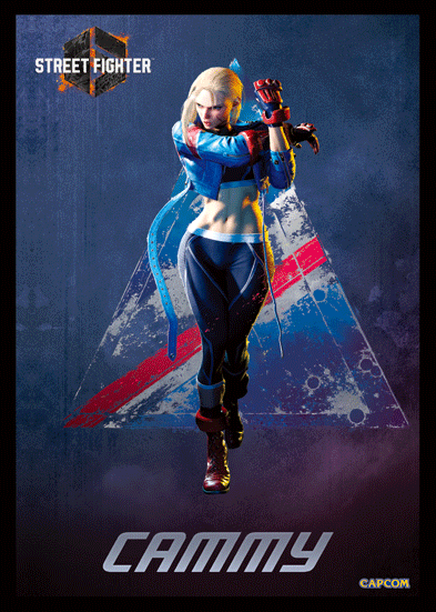 Street Fighter 6 Cammy Plax lenticular frame 3D wall art officially licensed 10"x12" inch (23x30cm) | Pixel Frames - 3