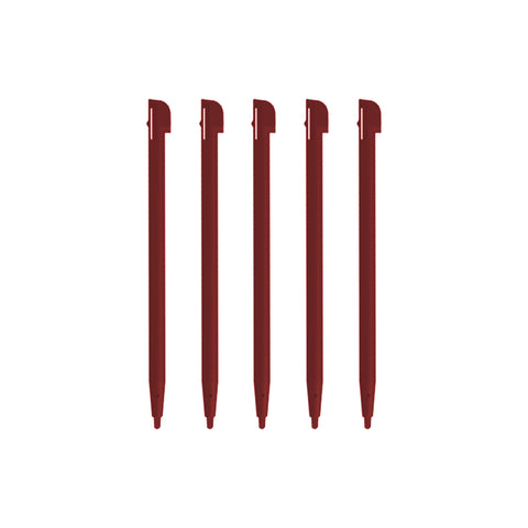 Replacement slot in & XL stylus pen pack for Nintendo DSi XL - 7 pack red wine | ZedLabz