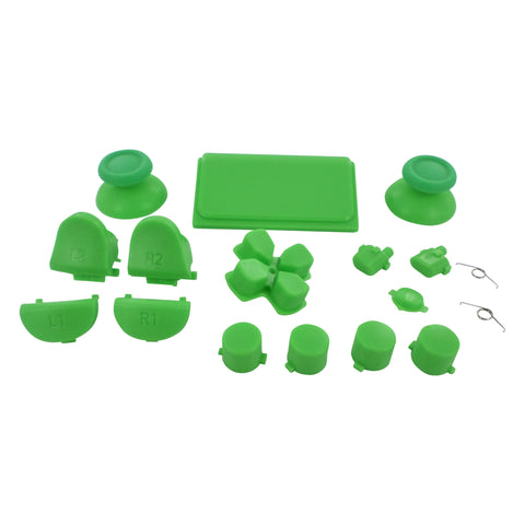 Replacement Button Set For Sony PS4 Pro JDS-040 Controllers - Green | ZedLabz