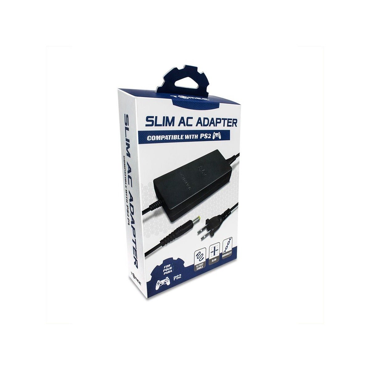 Ac adapter for Sony PS2 Slim 70000 & 90000 console with US/CA plug power adapter | Tomee - 4