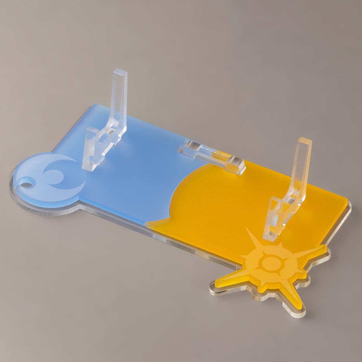 Acrylic display stand for Nintendo 2DS console - Sun and Moon edition | Rose Colored - 3