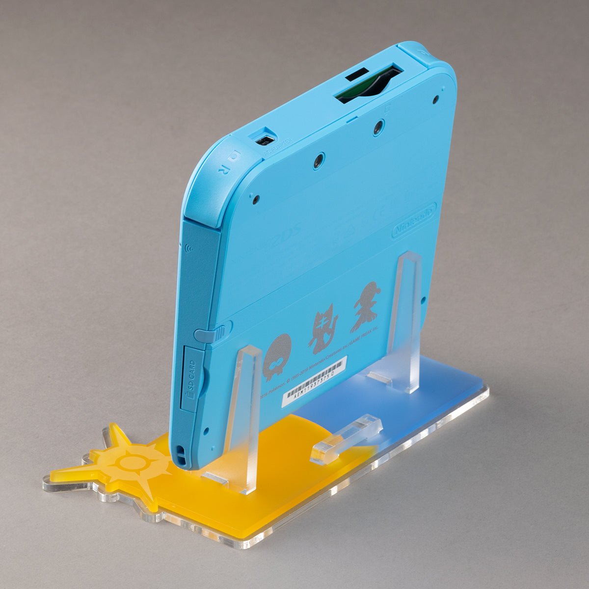 Acrylic display stand for Nintendo 2DS console - Sun and Moon edition | Rose Colored - 5