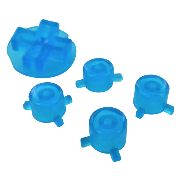 Action Buttons & D-Pad Set For Odroid-Go Advance Console - Clear Blue | ZedLabz
