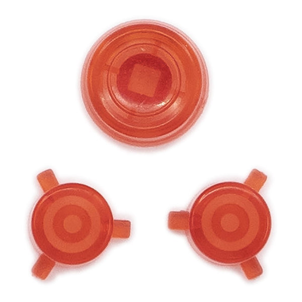 Action & Joystick Cap Button Set For Neo Geo Pocket Color - Clear Red | Retro Modding
