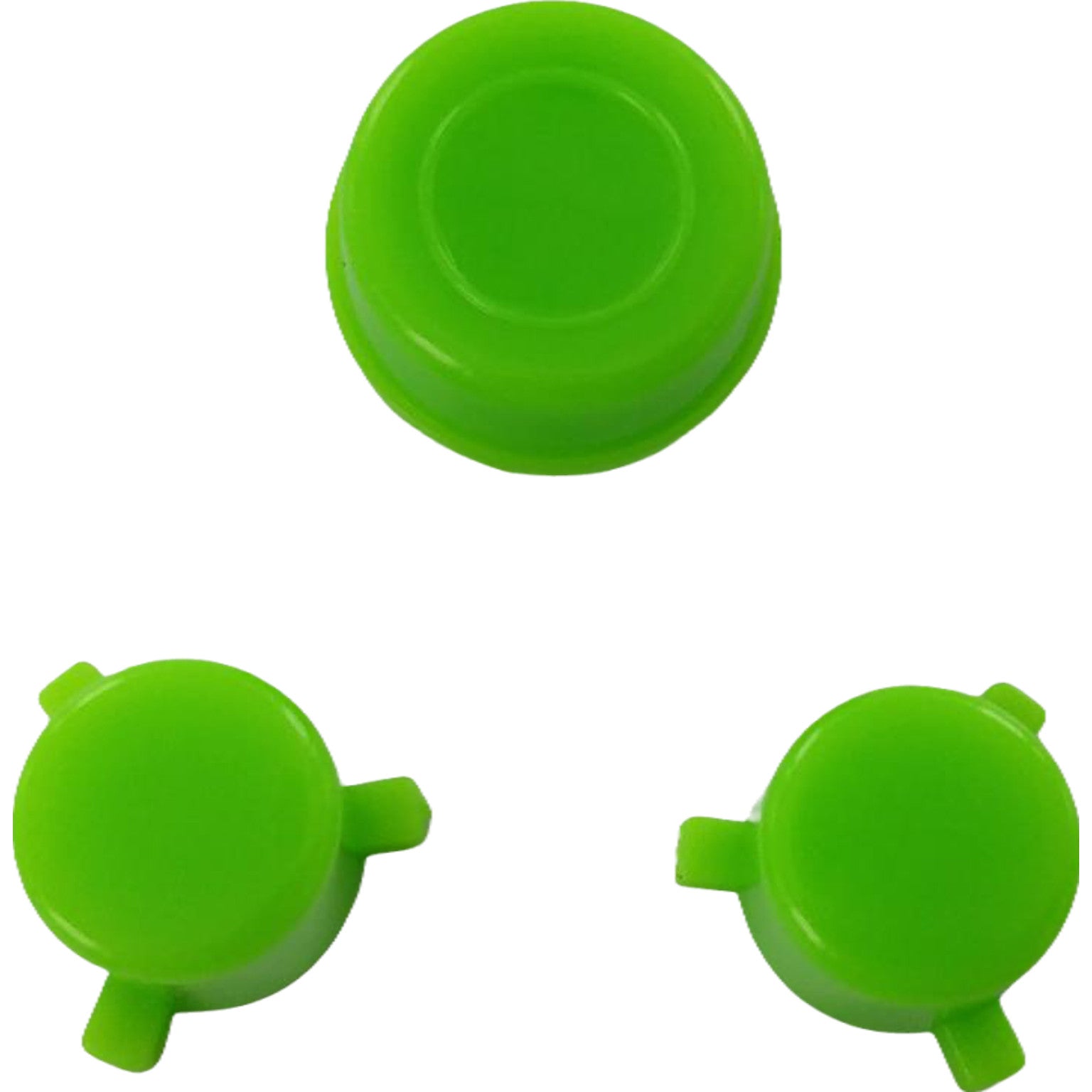 Action & Joystick Cap Button Set For Neo Geo Pocket Color - Neon Green | Retro Modding - 1