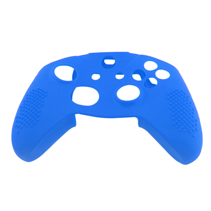 Protective case for Xbox One S & X controllers silicone rubber grip cover skin - Blue | ZedLabz