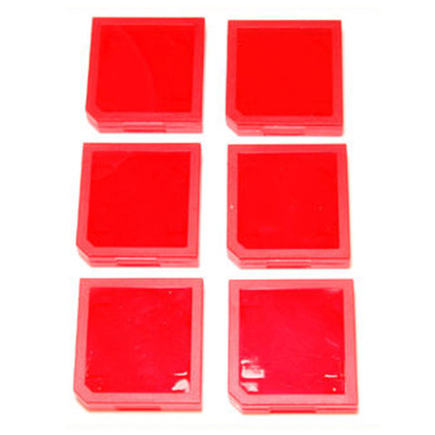 ZedLabz single game case holder for Nintendo 3DS - 6 pack Red