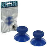 ZedLabz replacement concave rubber analog thumbsticks for Xbox One controller - 2 pack blue