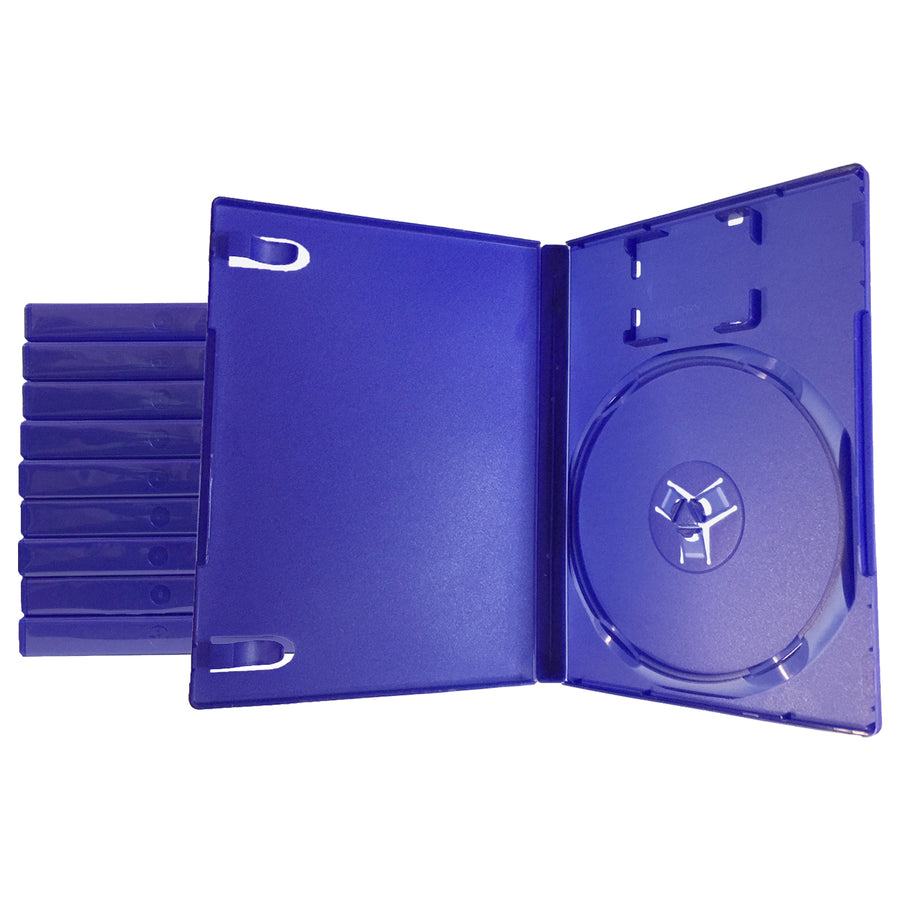 Game case for Sony PS2 empty PlayStation 2 retail box replacement - 10 pack blue | ZedLabz
