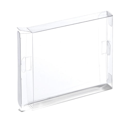 Display box for Nintendo NES games clear plastic storage case - 2 pack clear | ZedLabz