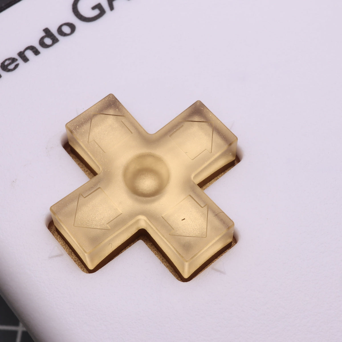 Hand cast custom resin buttons for Nintendo NES controller NES-004 (also fits Game Boy DMG-01) - Metallic Gold | Lab Fifteen Co