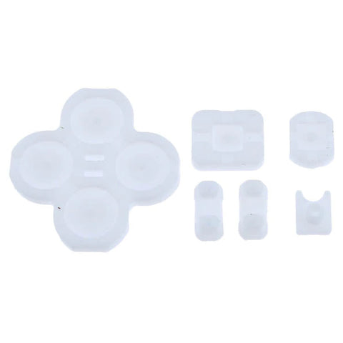 Conductive Silicone Button Membrane Set For Nintendo Switch Left Joy-Con - White | ZedLabz