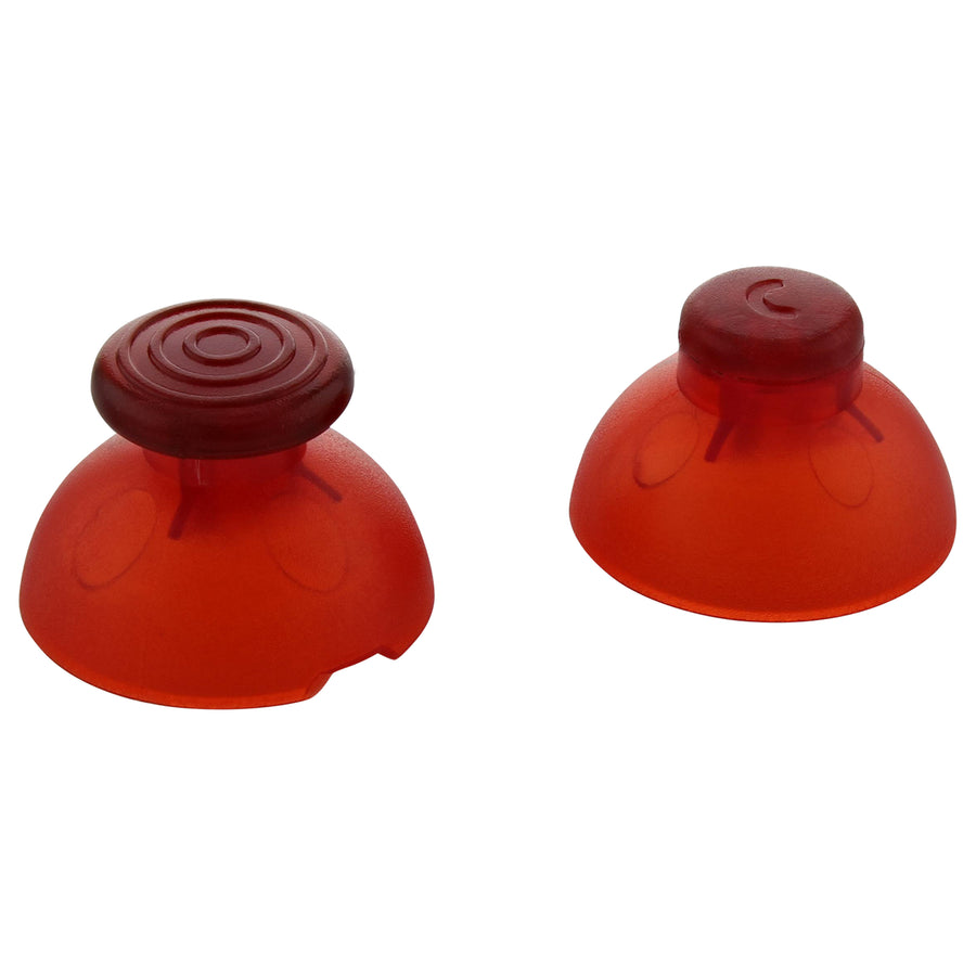 Analog thumbstick & c-stick for Nintendo GameCube controller replacement sticks | ZedLabz - Clear / Red