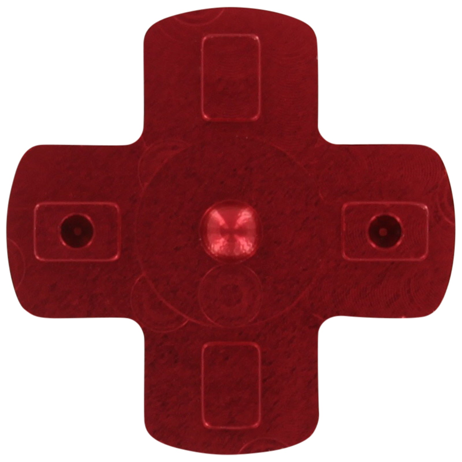 Aluminium Metal D - Pad For Sony PS4 Controllers - Red | ZedLabz - 4
