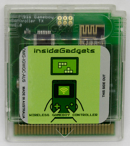 Transmitter cartridge for Gameboy wireless game controller (GB Type) compatible with all Game Boy models | insideGadgets