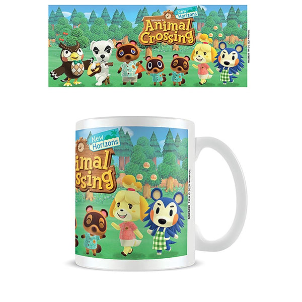 Animal Crossing lineup official mug 11oz/315ml white ceramic | Pyramid - 1