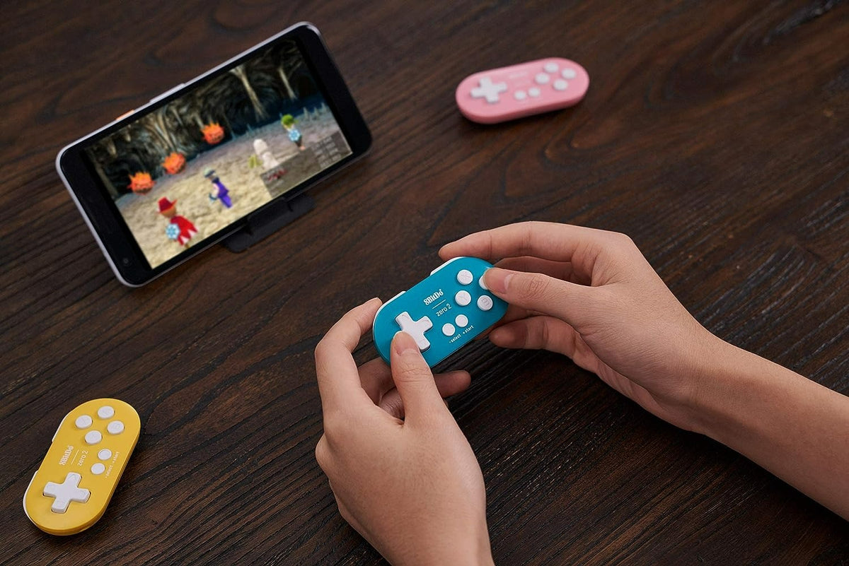 Zero 2 mini Bluetooth controller for Switch, Windows, macOS & Android - Turquoise Edition | 8BitDo