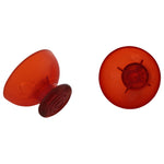 Analog thumbstick & c-stick for Nintendo GameCube controller replacement sticks | ZedLabz - Clear / Red