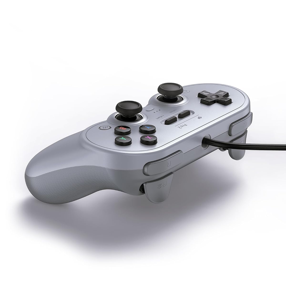 Pro 2 wired USB controller for Switch, Windows & Raspberry Pi - Grey Edition | 8BitDo