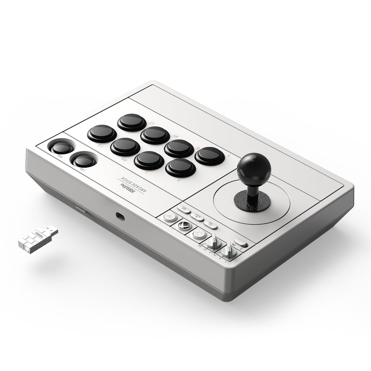 Arcade Stick 2.4G wireless for Xbox Series X|S, Xbox One & Windows - officially licensed - White | 8BitDo
