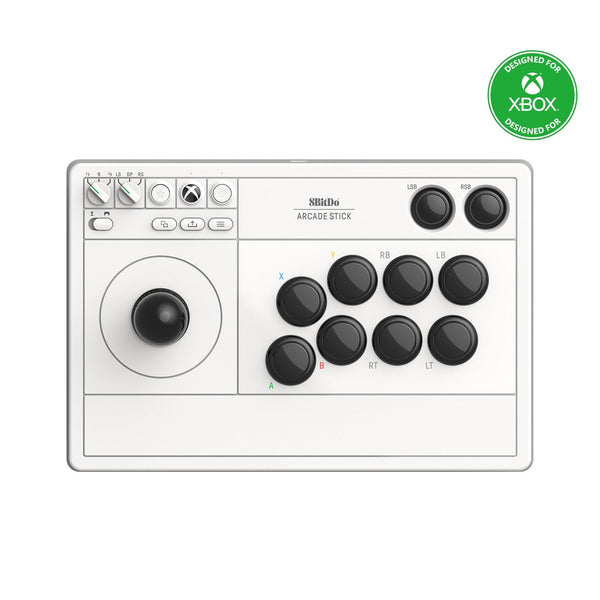 Arcade Stick 2.4G wireless for Xbox Series X|S, Xbox One & Windows - officially licensed - White | 8BitDo - 1