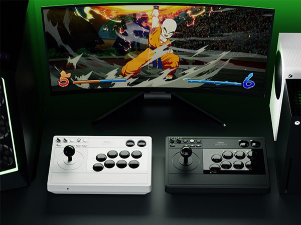 Arcade Stick 2.4G wireless for Xbox Series X|S, Xbox One & Windows - officially licensed - White | 8BitDo