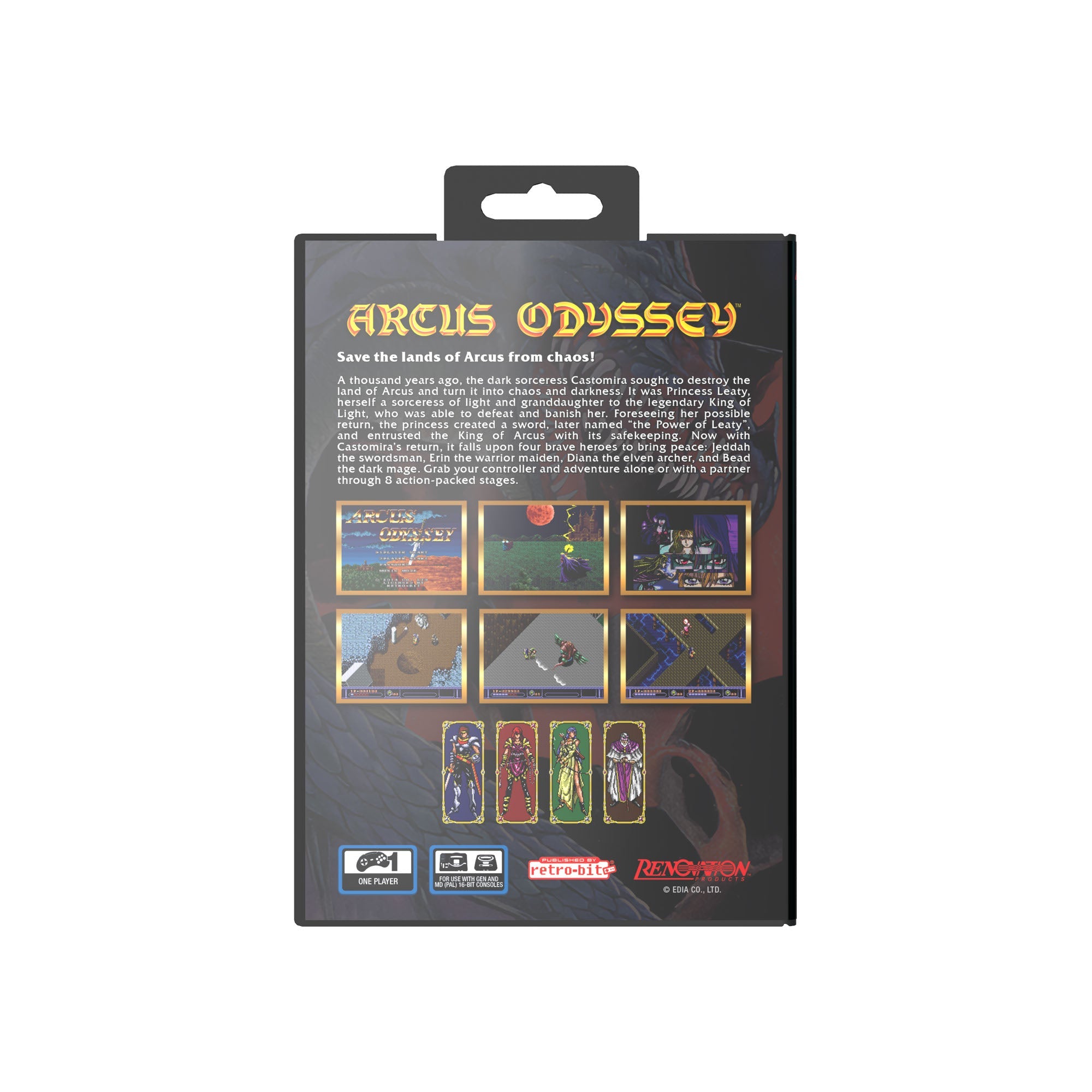 Arcus Odyssey for Sega Mega Drive / Genesis (Region Free) PRE ORDER | Retro - bit - 7