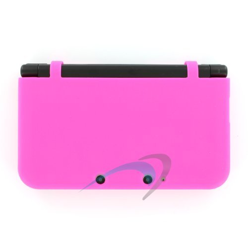 Assecure protective Soft Gel Silicone Cover Case For Nintendo 3DS XL - Pink - 4