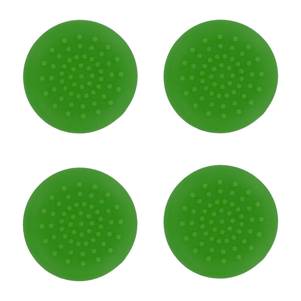 Assecure TPU analogue thumb grip stick concave covers caps for Xbox 360 - 4 pack green