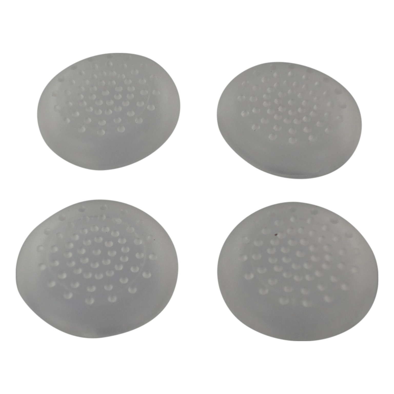 Assecure TPU protective analogue dotted thumb grip stick caps for Microsoft Xbox One - 4 pack Clear - 3