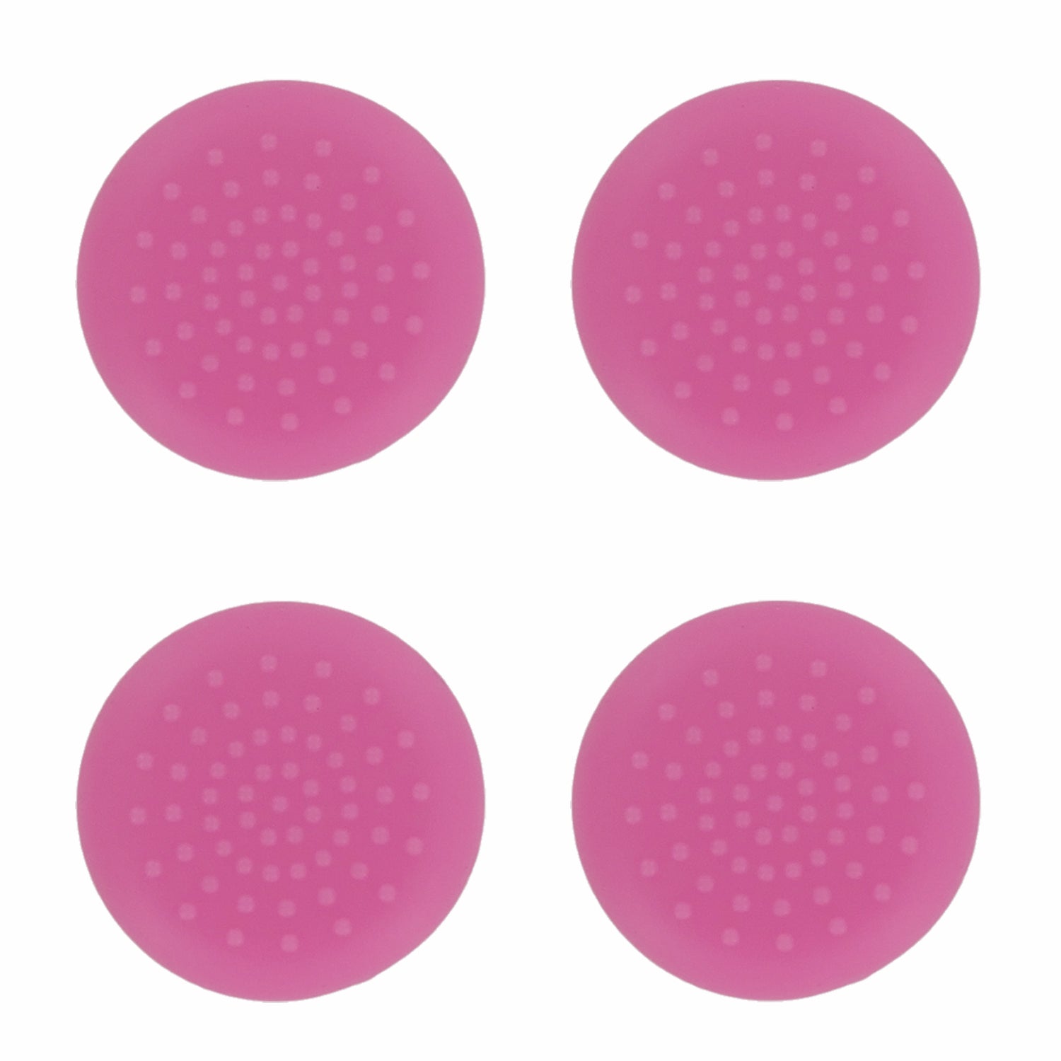 Assecure TPU protective analogue thumb grip stick caps for Sony PS4 controllers [Playstation 4] - 4 pk - pink - 3