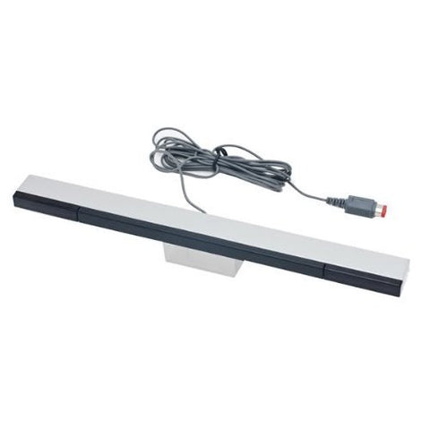 ZedLabz wired infrared ray LED sensor bar for Nintendo Wii U inc stand silver