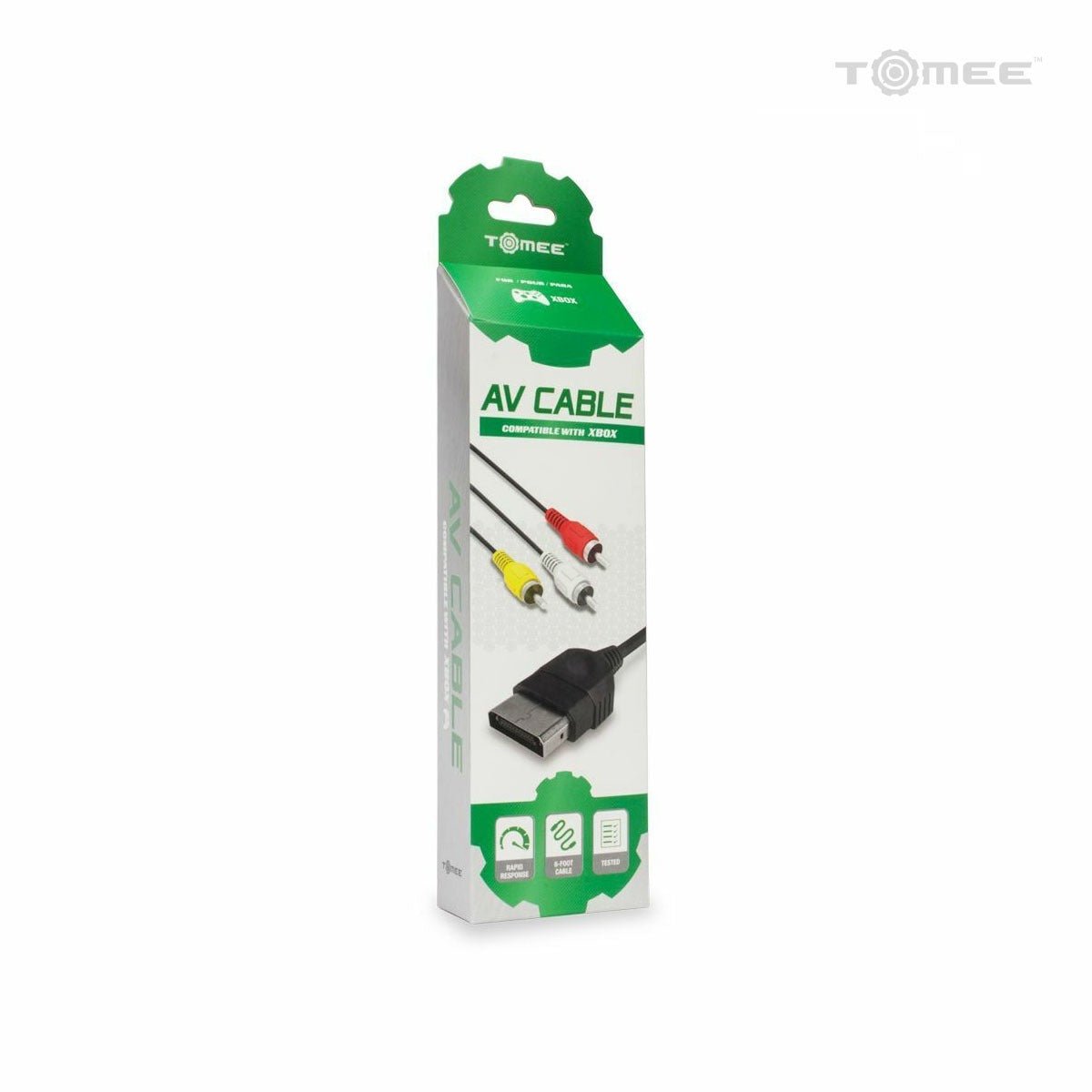 AV cable for Microsoft Xbox console audio video composite TV hookup lead | Tomee - 3