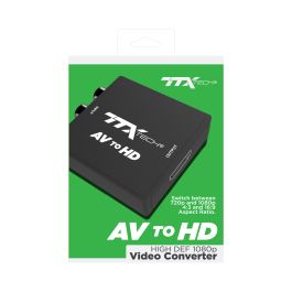 AV to HD adapter with aspect ratio switch for retro consoles - 720p / 1080p HDMI | TTX Tech - 1