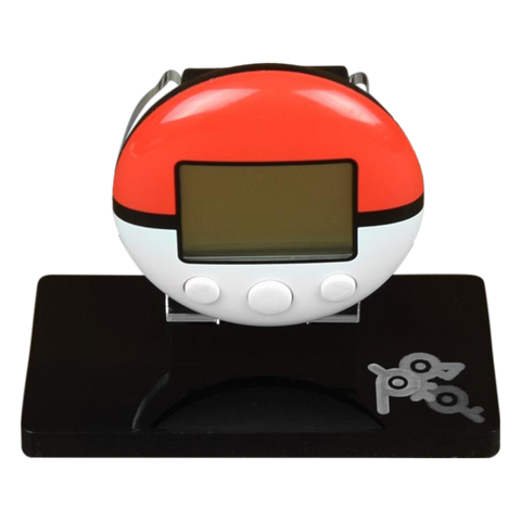 Display stand for Pokemon Portable PokeWalker console - Crystal Black | Rose Colored Gaming