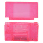 Full housing shell for Nintendo DS Lite console complete casing repair kit replacement - Clear Pink | ZedLabz
