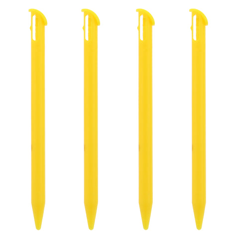 Stylus for New 3DS XL 2015 Nintendo (2015 model) slot in replacement pen - 4 pack Yellow | ZedLabz