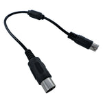 Connector cable for Sega 32X to Sega Mega Drive (Genesis 1) 23cm lead replacement - Black | ZedLabz