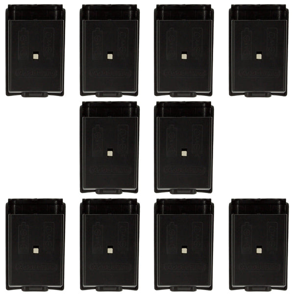 Battery cover for Xbox 360 controller holder case - 10 pack Black | ZedLabz
