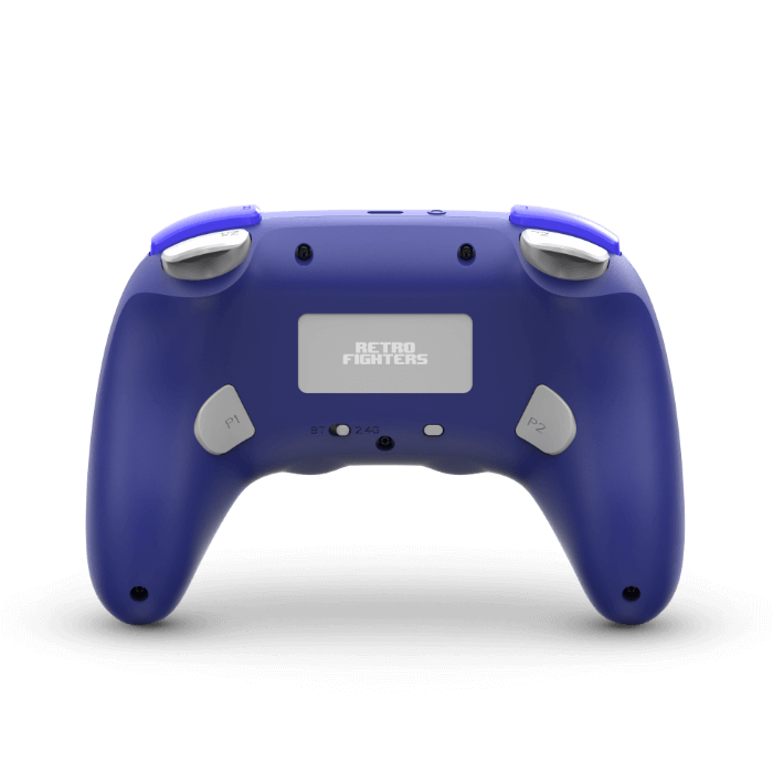 BattlerGC Pro wireless controller for Nintendo GameCube, Wii, Switch & PC, with bluetooth / 2.4G - Purple | Retro Fighters - 3